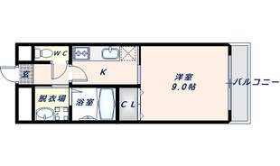 アンプルールクラージュエトッフの物件間取画像